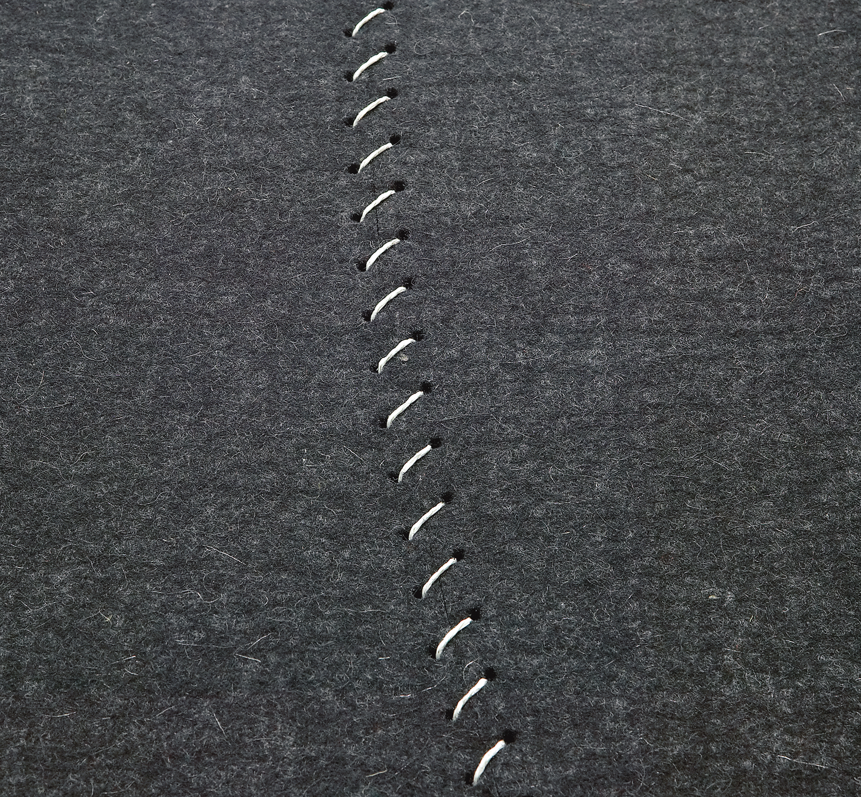 Filt tæppe samling lys søm