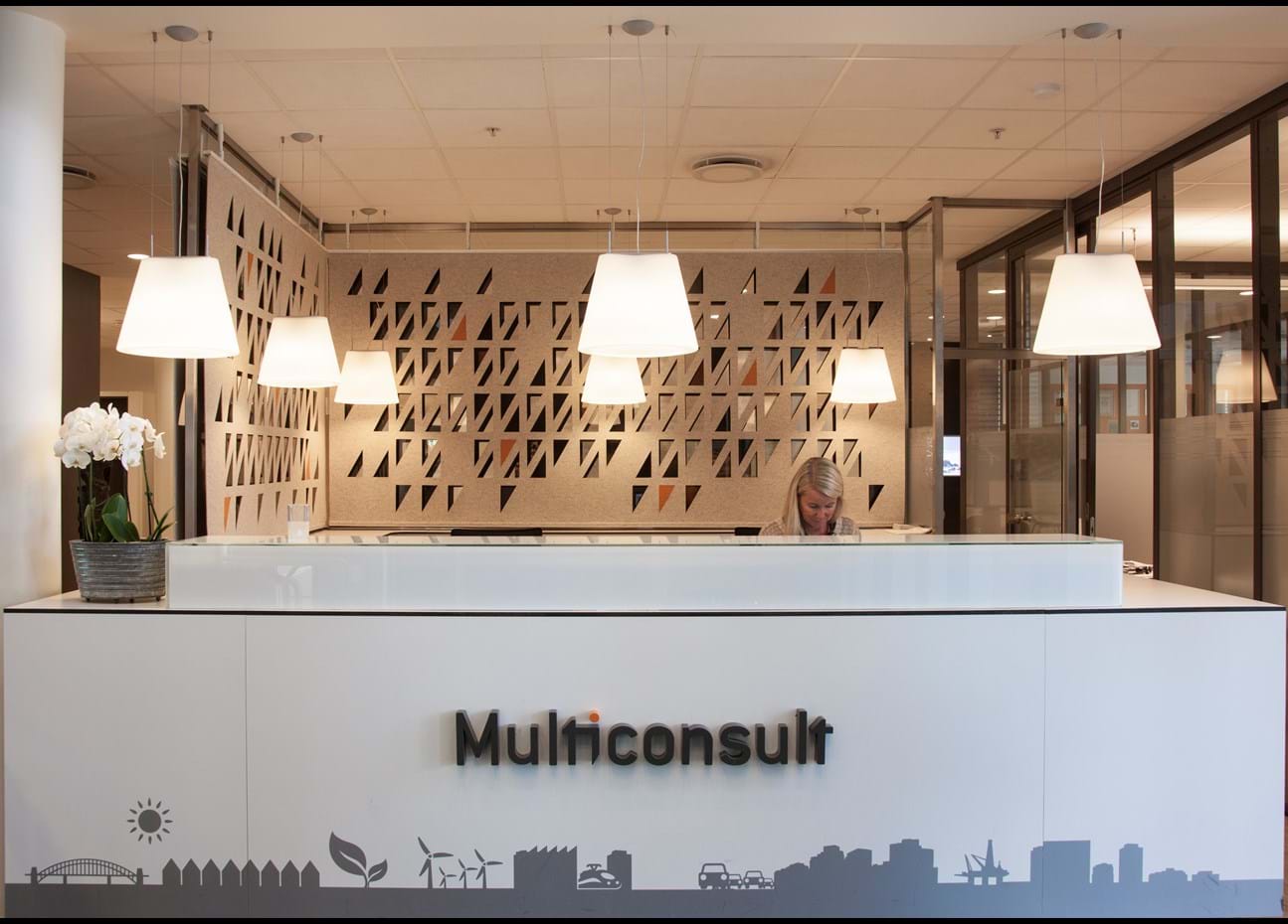 CoverDouble i filt med udskæring af special design skaber ro.