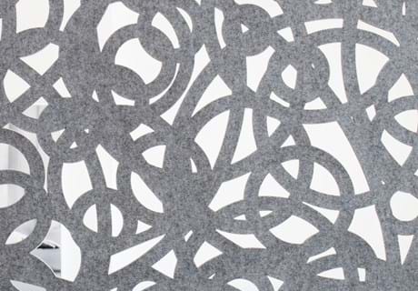 CoverSingle rumafskærmning i filt ophængt med wire (5)