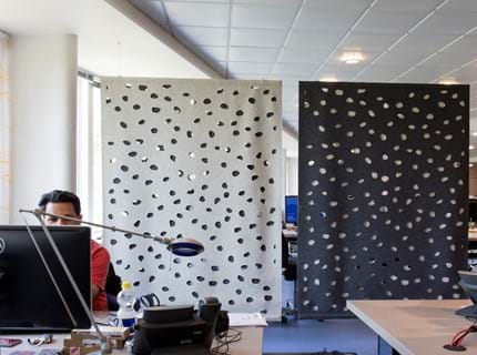 CoverDouble i 2 lag filt dæmper lyd