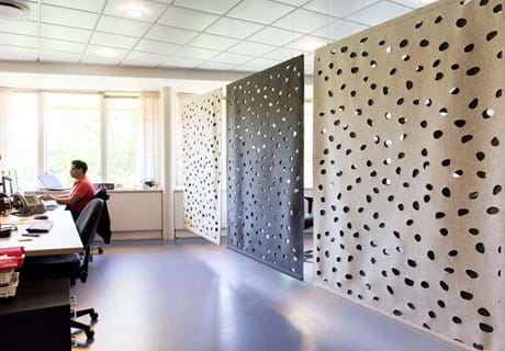 CoverDouble i 2 lag filt dæmper lyd