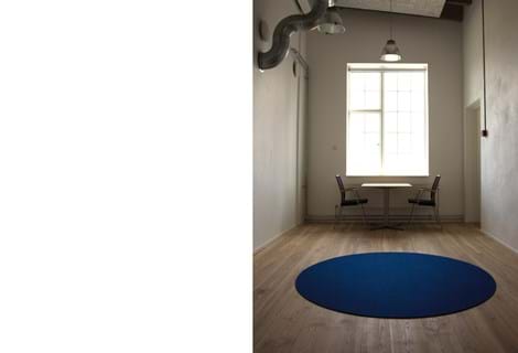 bygningsstyrelsen, Fraster filt tæppe rundt blåt