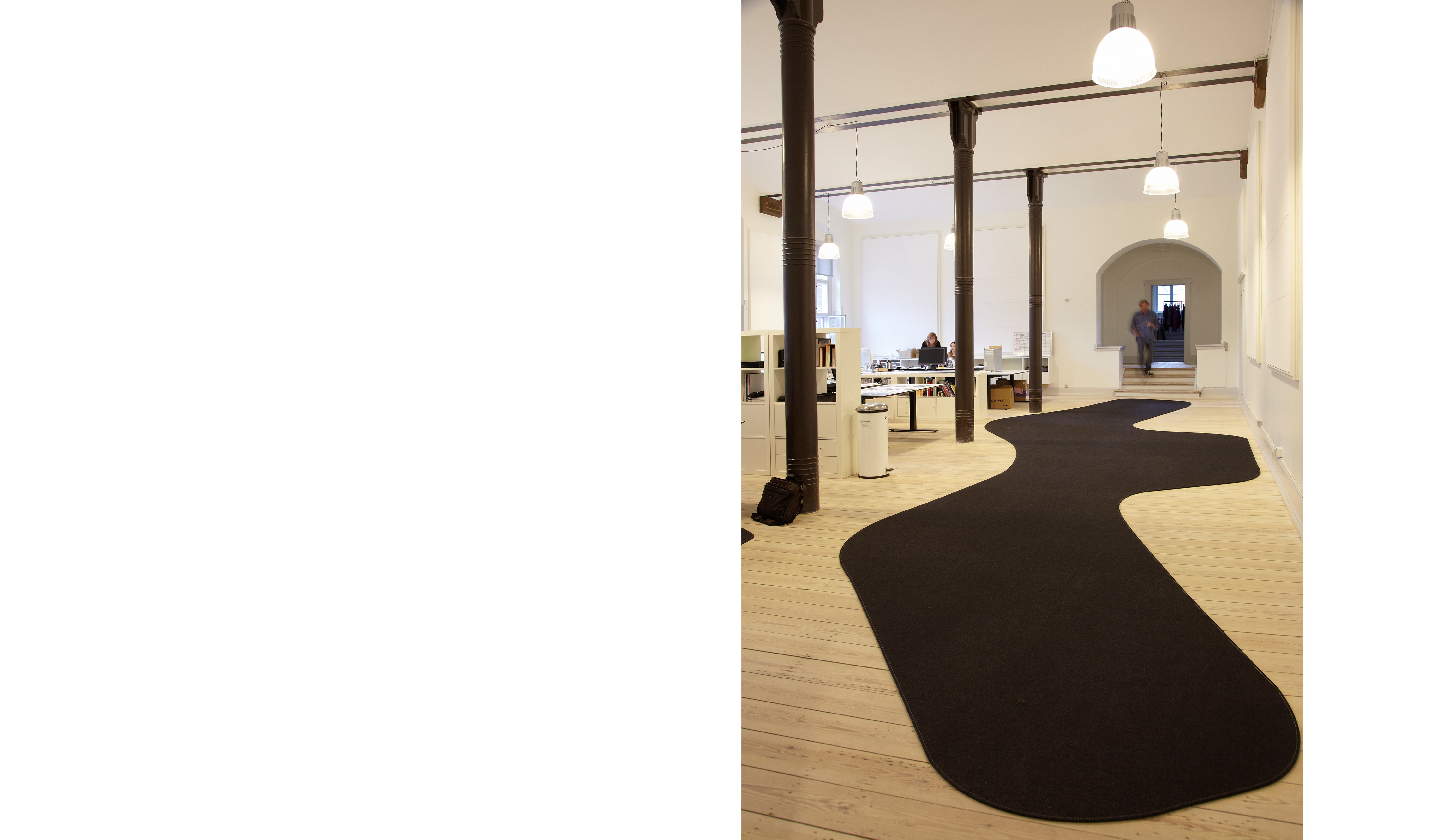 asymmetrisk filt løber på kontor, Toldboden Århus (3)