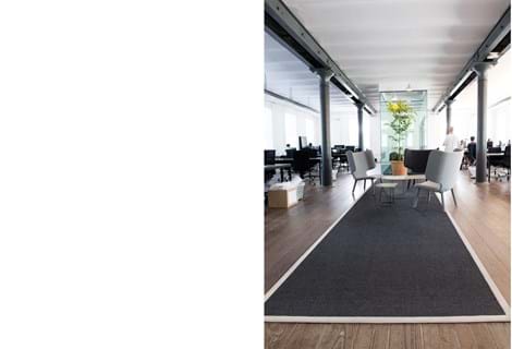 Rainmarks Loft-afpassede tæpper i sisal med kantebånd (2)