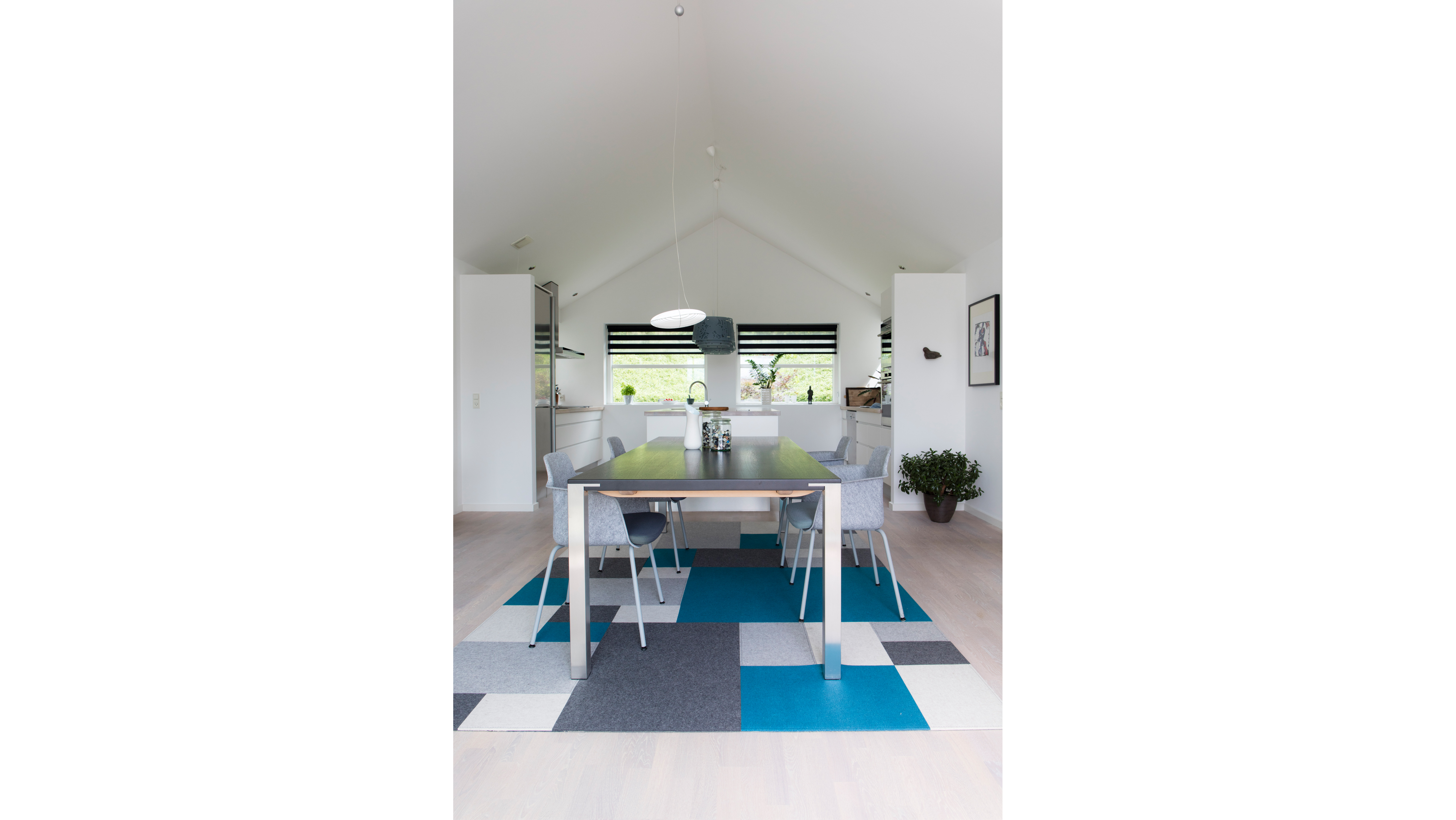 filt tæppe, design Afloor blå grå (1)