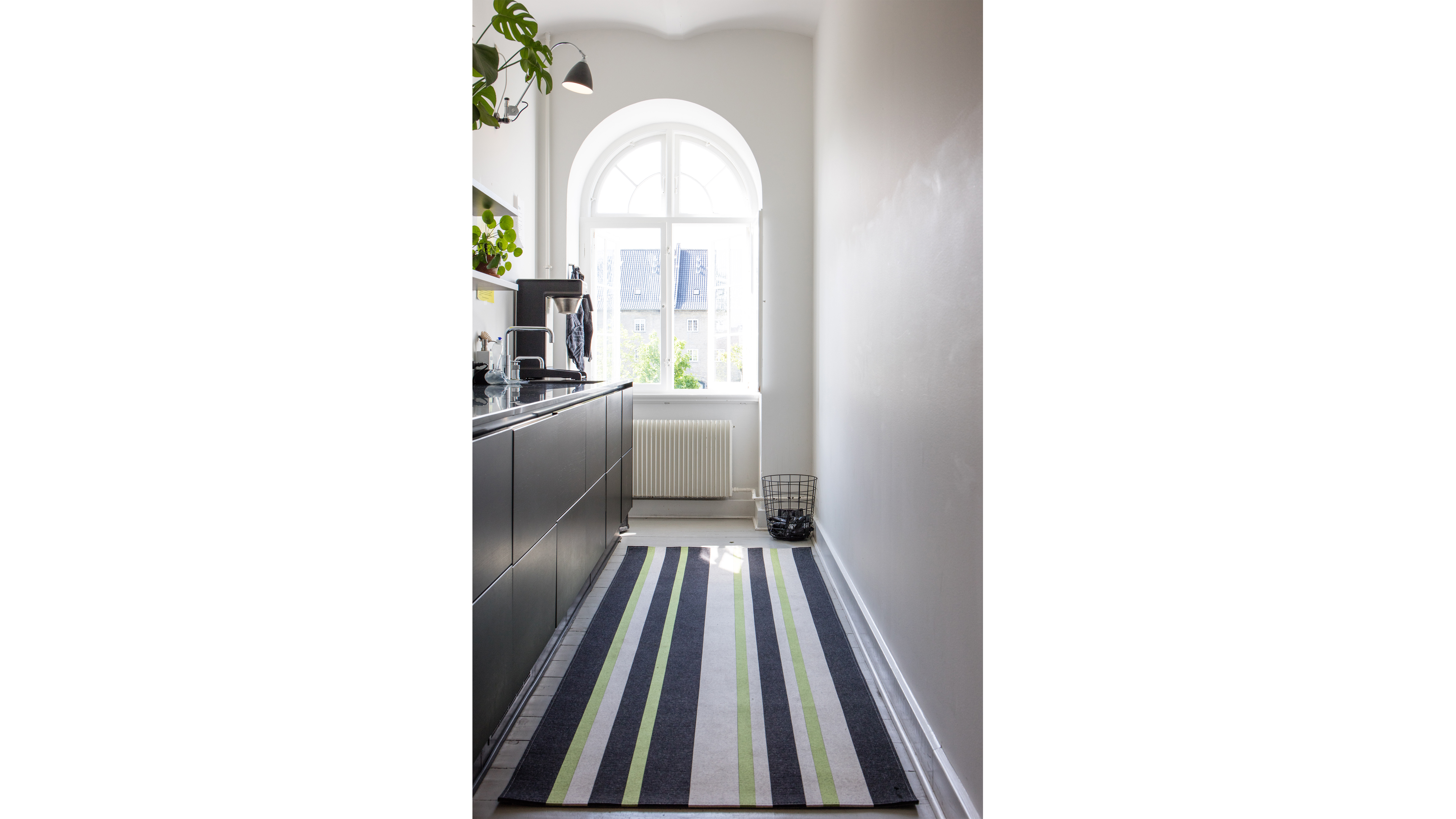 Filt tæppe, design Strips (1)