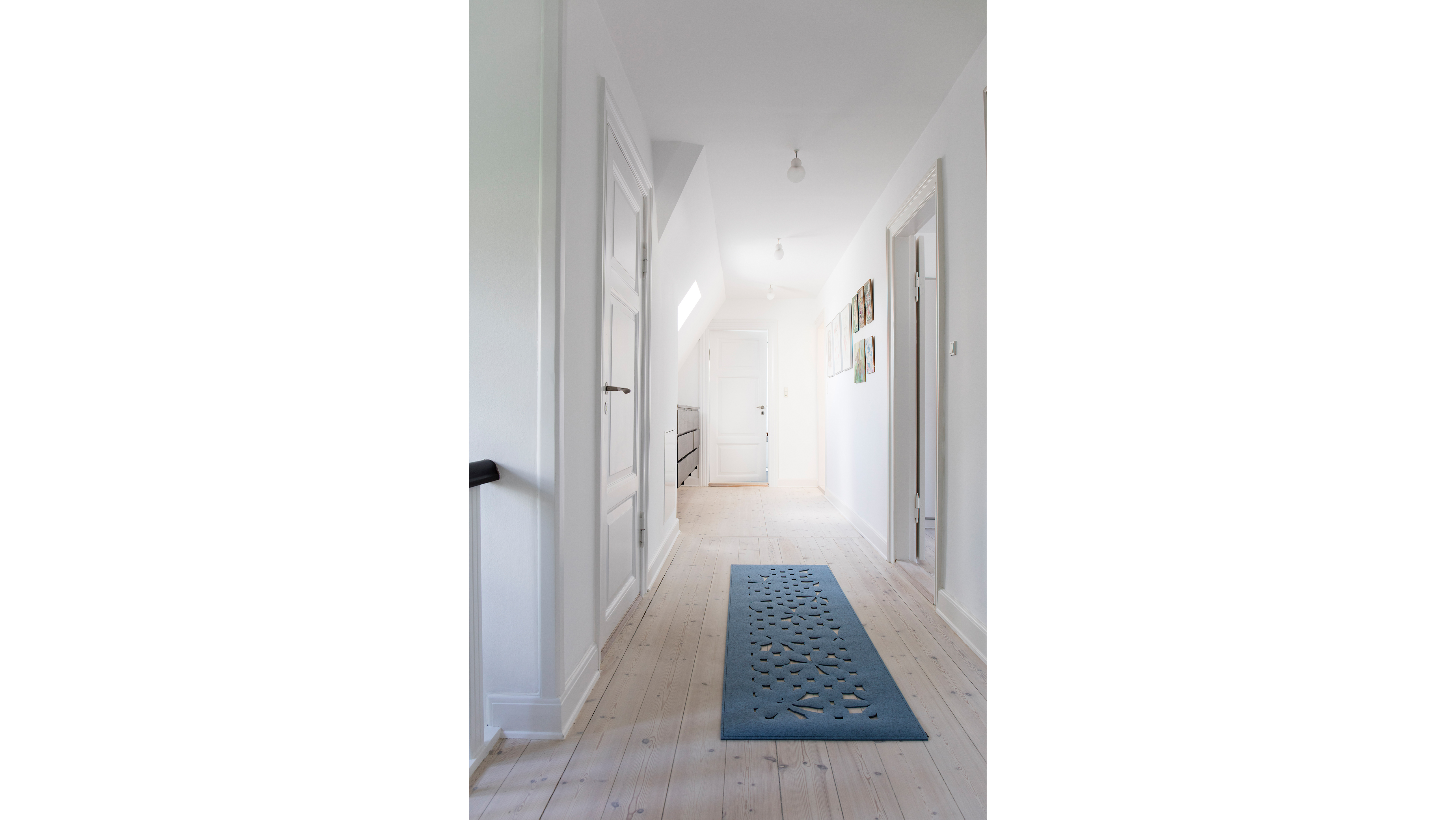 Filt tæppe, design Flowerpot