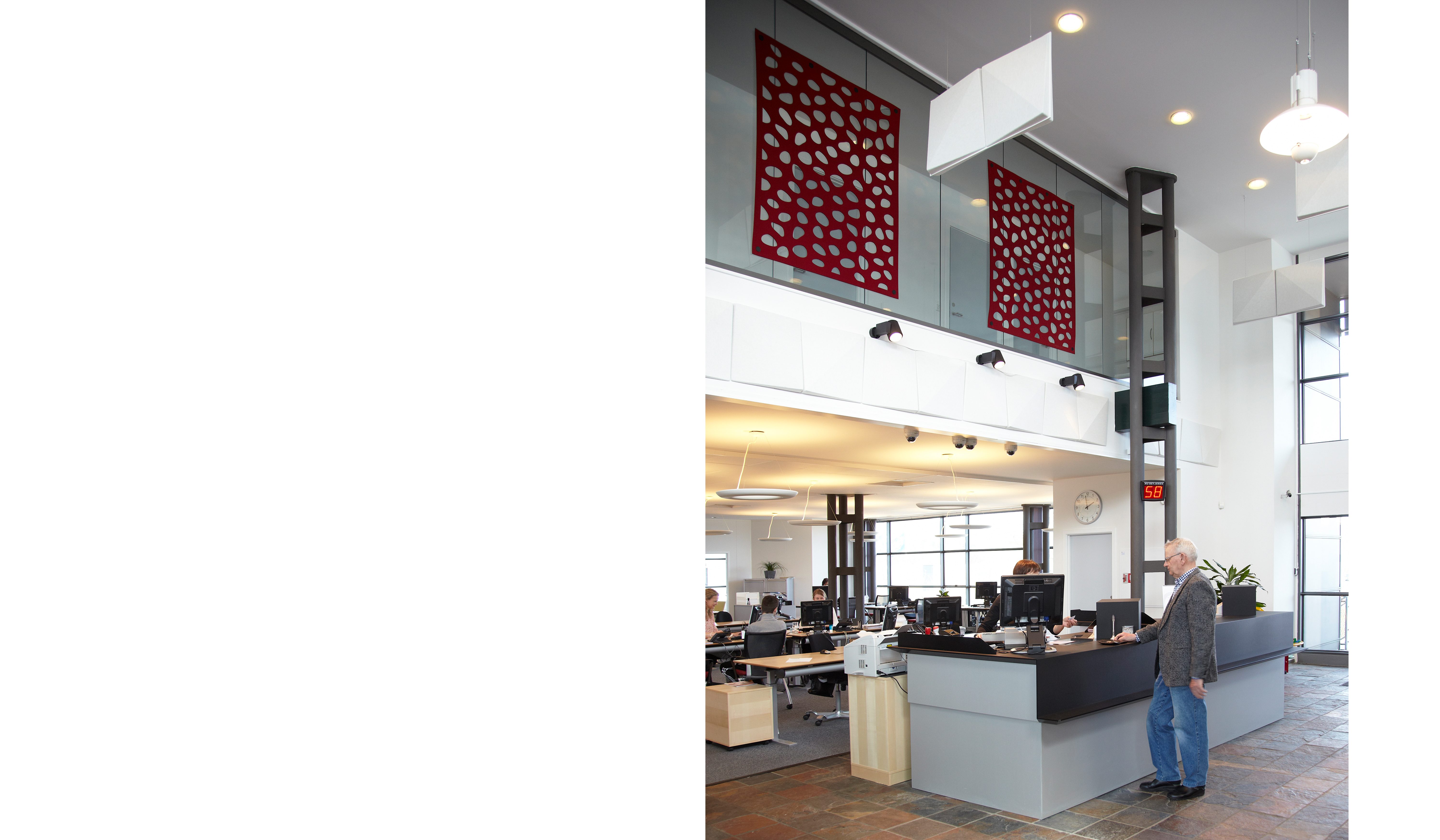 CoverSingle afskærmning i filt i bank (1)