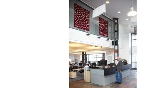 CoverSingle afskærmning i filt i bank (1)