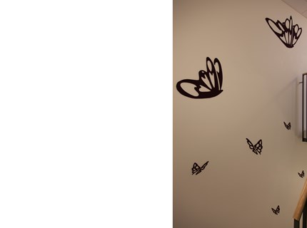 Ok plejehjem, udsmykning med sommerfugl i fraster filt