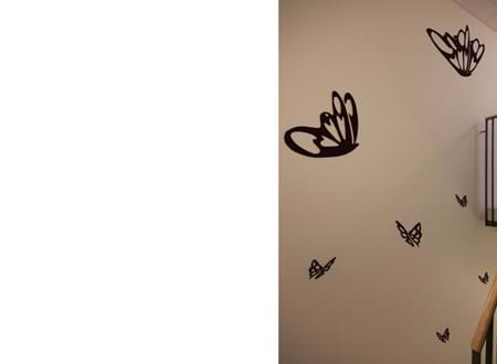 Ok plejehjem, udsmykning med sommerfugl i fraster filt