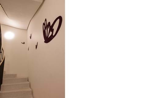 Ok plejehjem, udsmykning med sommerfugl i fraster filt (1)