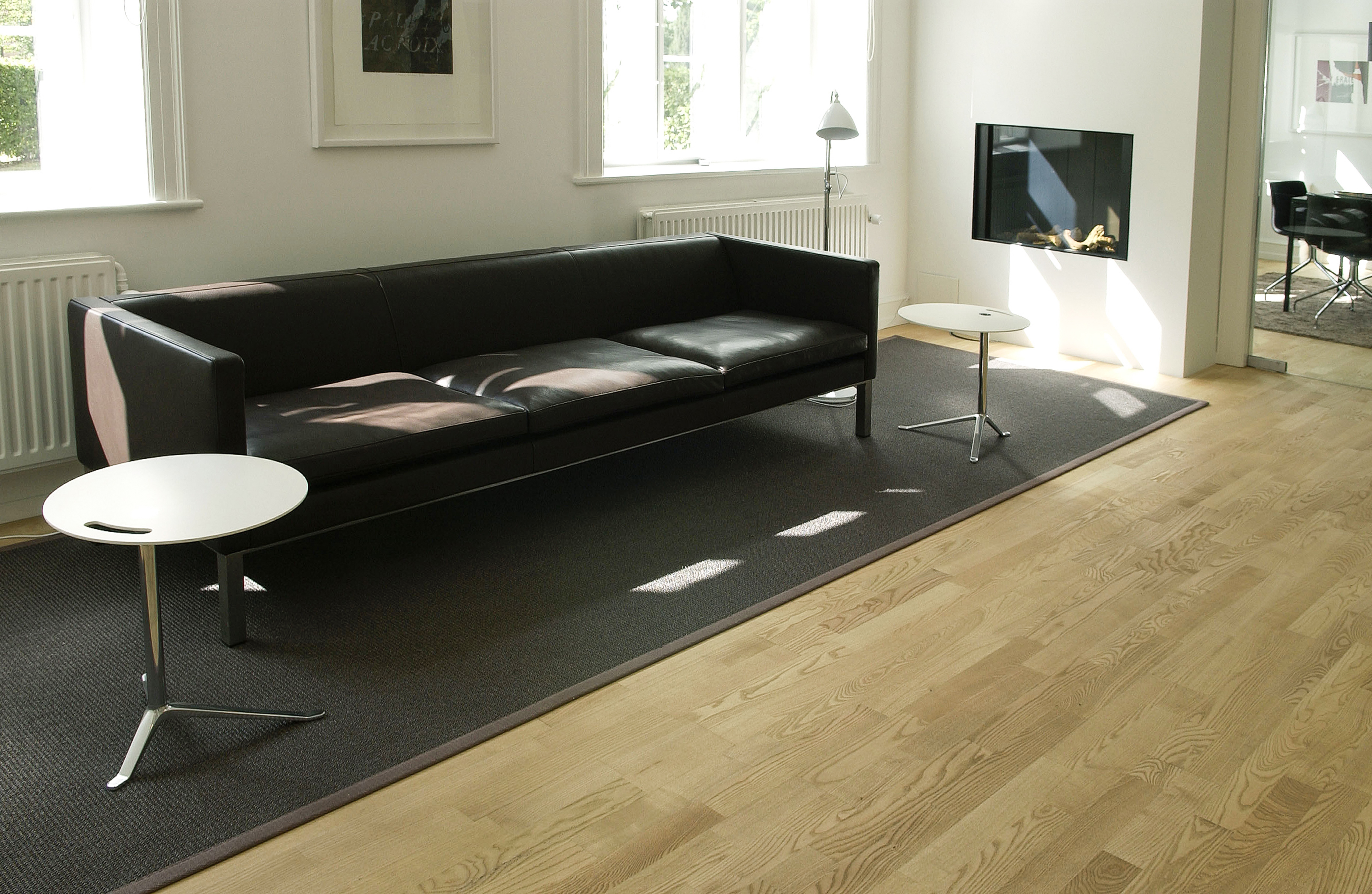 Fraster sisal tæppe under sofa