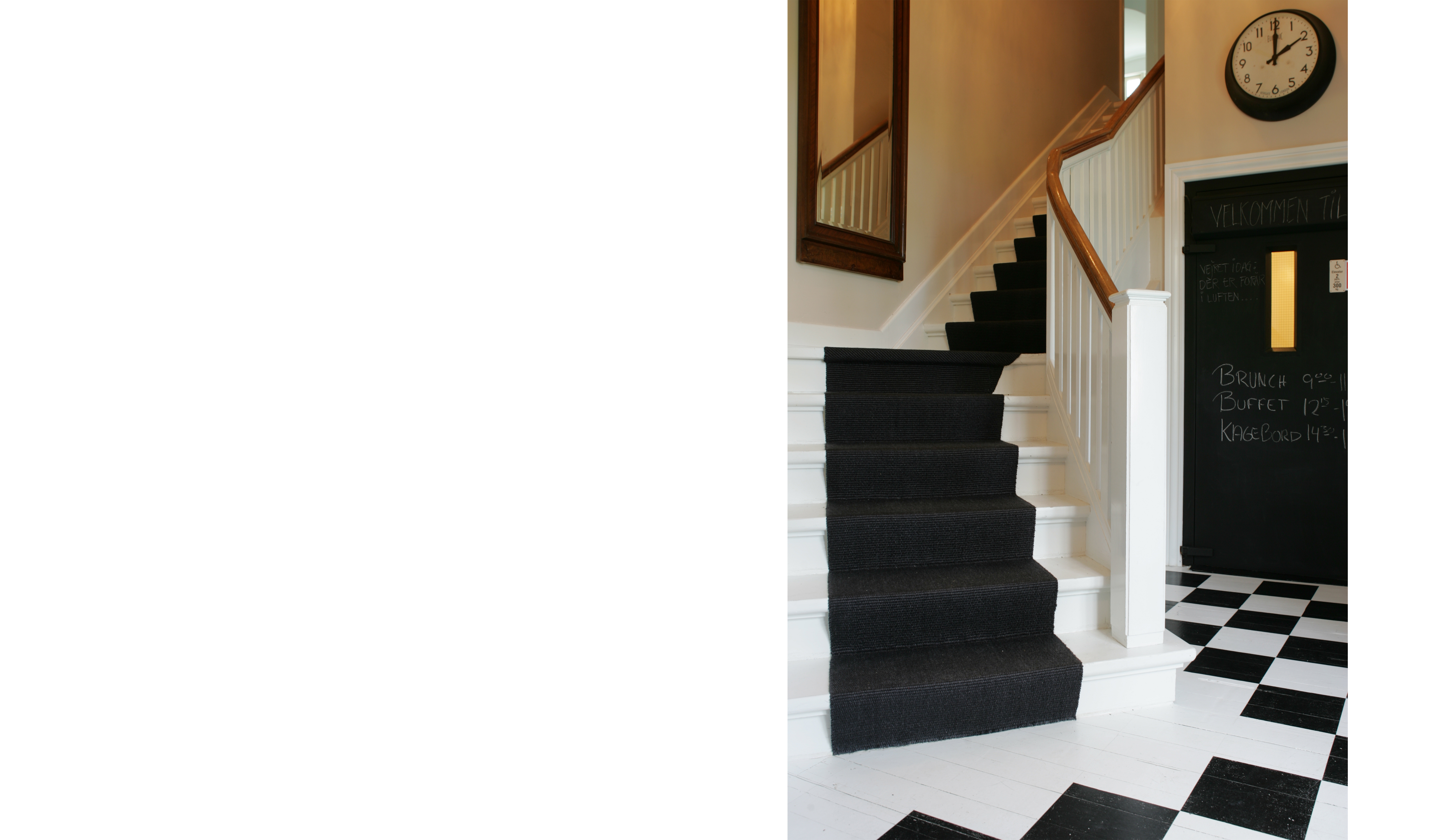 Niels Bugges hotel trappe-a, sisal løber