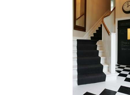 Niels Bugges hotel trappe-a, sisal løber