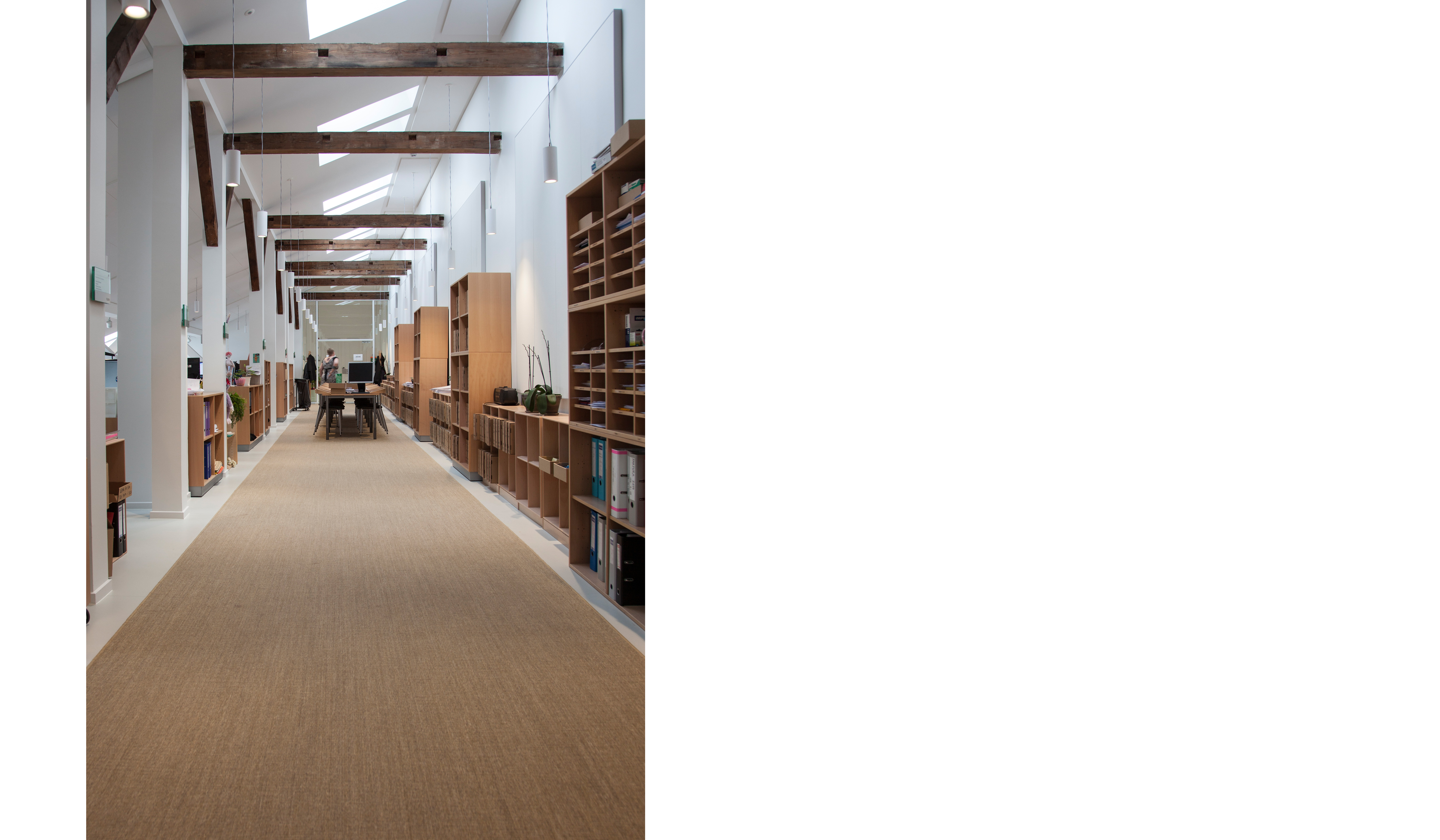 Fraster sisal løber på kontor (2)