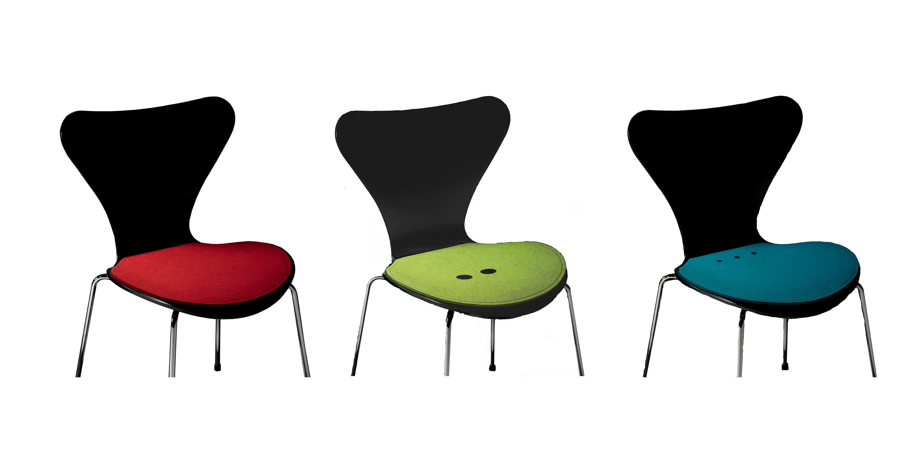 Filtsæde til stol 3107 Design solo-duo-trio