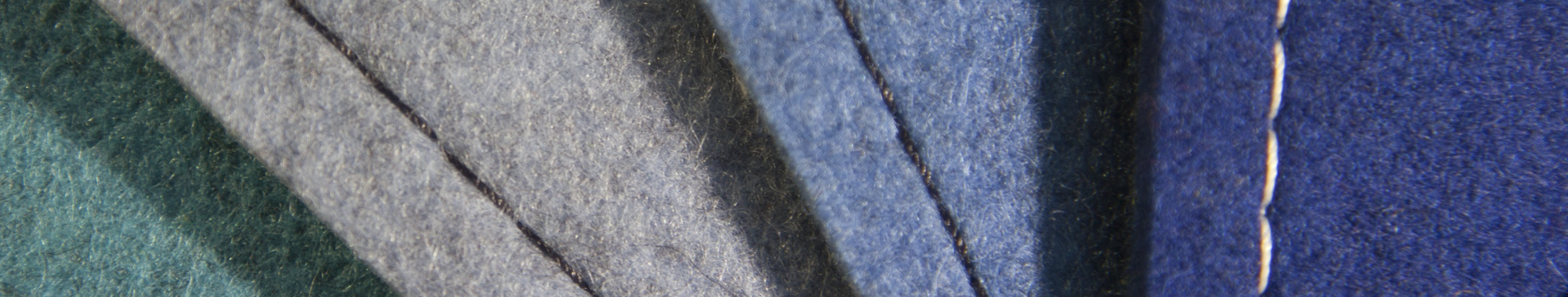 Filtprøve detaljer_Petrol, grå og blå