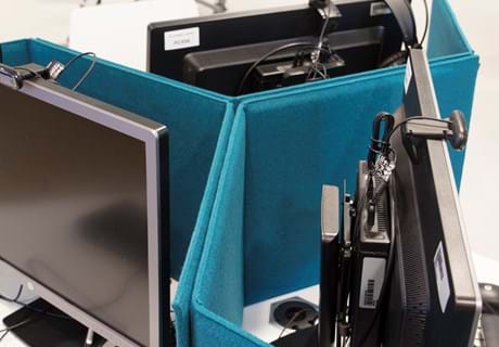 Fraster filt bordskærm model ZigZag