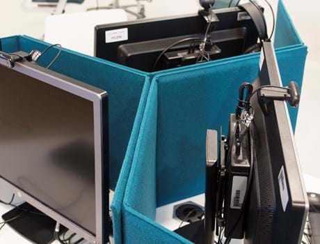 Fraster filt bordskærm model ZigZag