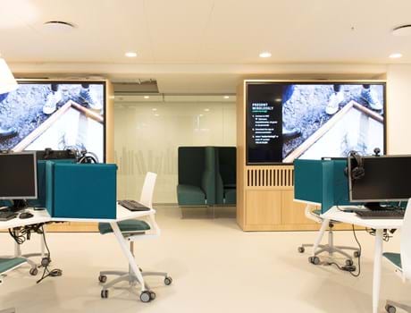 Fraster filt bordskærm model ZigZag