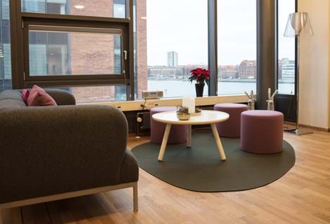 Filttæppe i lounge design Pebble, Gartner