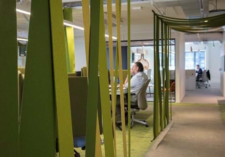 covers nedhængende grønt