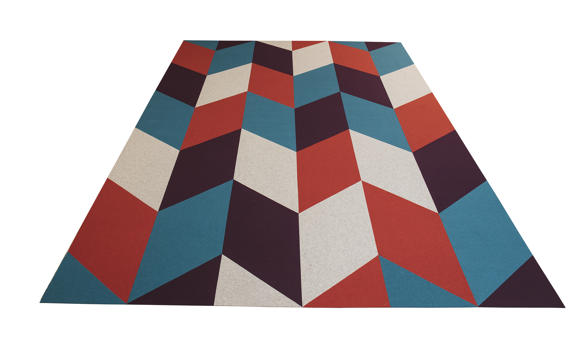 filt tæppe design Diamond