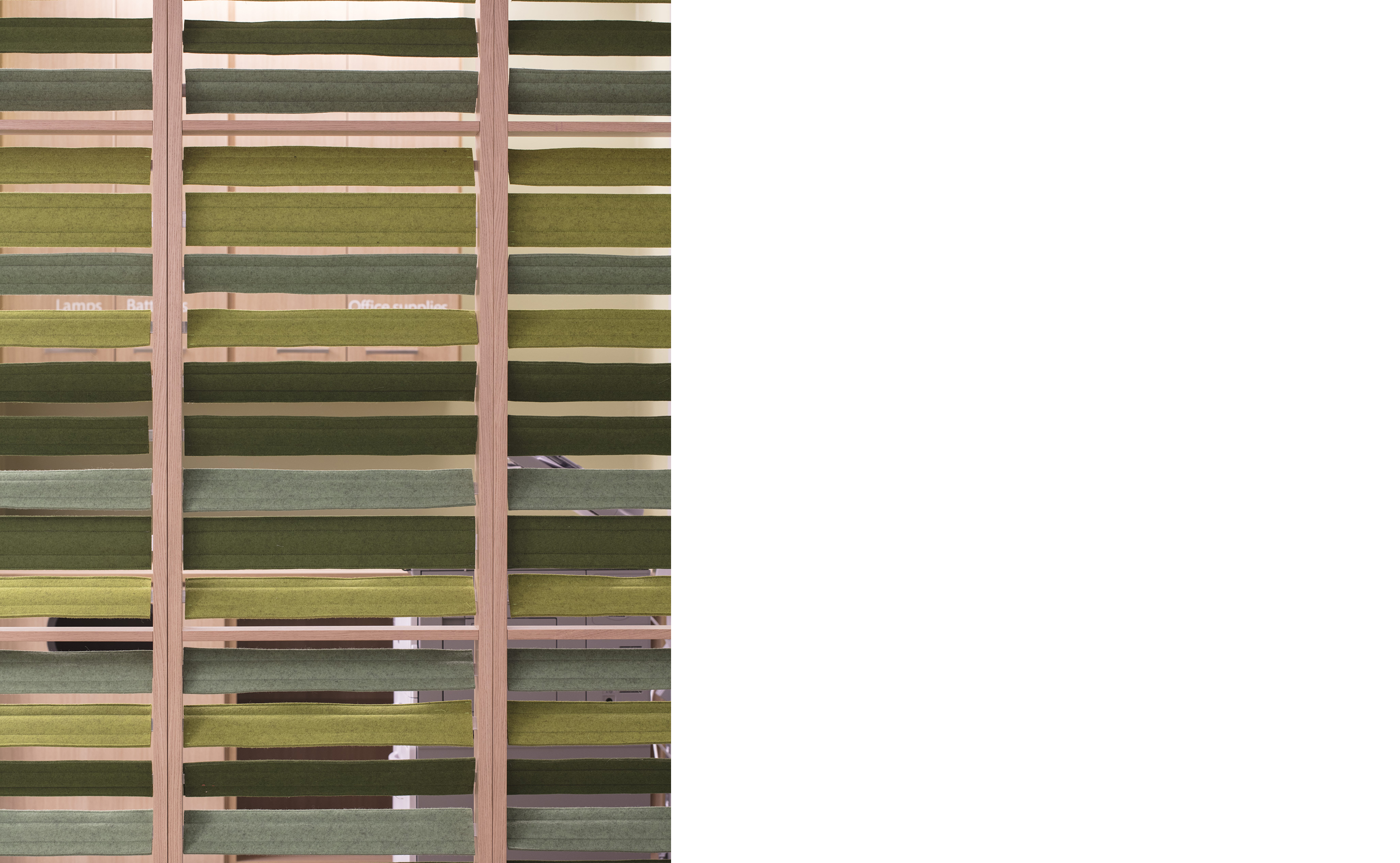 Karolinska, filt lameller, rumafskærmning (3)