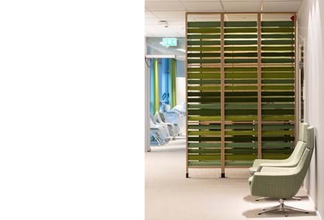 Karolinska, filt lameller, rumafskærmning (4)