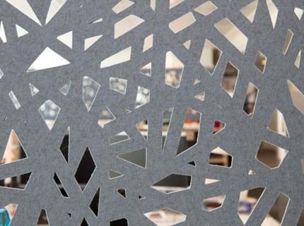 Økonomi og indenrigsministeriet, CoverSingle, fraster, filt, cover, rumafskærmning, roomdivider, akustik, uld filt, inspiration, design, indretning, afskærmning, filt på glas,