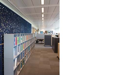 Økonomi og indenrigsministeriet, CoverSingle, fraster, filt, cover, rumafskærmning, roomdivider, akustik, uld filt, inspiration, design, indretning, afskærmning, filt på glas,