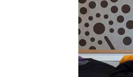 PinDot design tavle i filt på stress klinik (5)