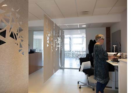 Covers rumdeler i filt, Nørrebro sundhedshus (1)