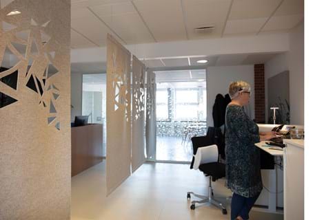 Covers rumdeler i filt, Nørrebro sundhedshus (1)