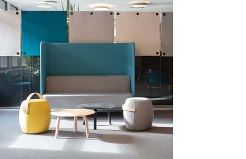 CoverSingle rumafskærmning i filt ophængt med wire (1)