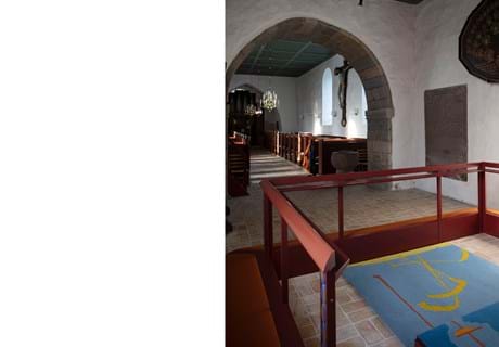 Kunstnerisk altertæppe i filt skallerup kirke (5)