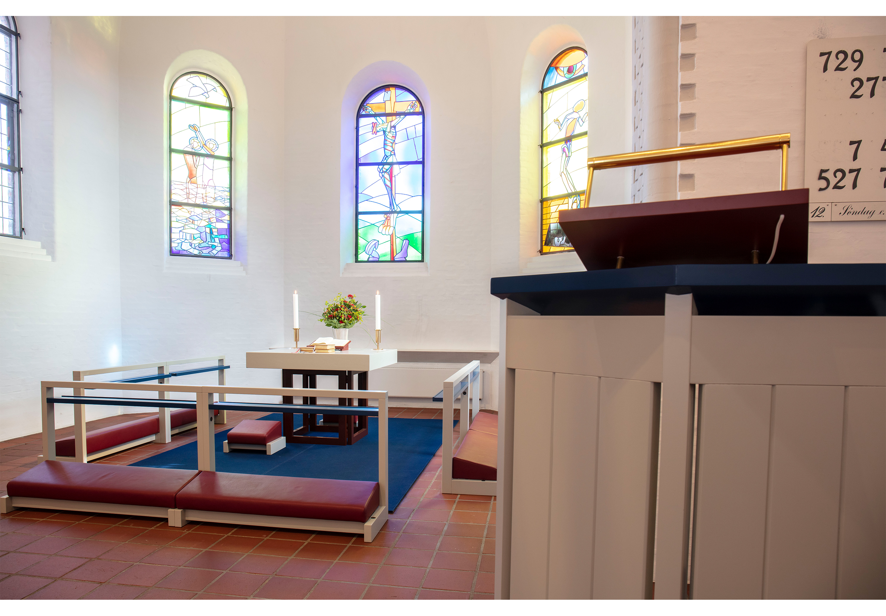 kirketæppe, altertæppe, filttæppe, filt, rug