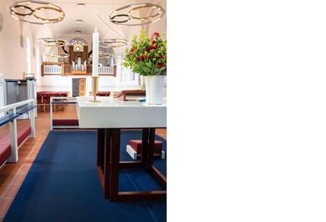 kirketæppe, altertæppe, filttæppe, filt, rug