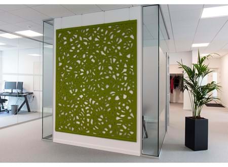 lydæmpning med Cover i filt med udskæringer