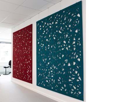 lydæmpning med Cover i filt med udskæringer