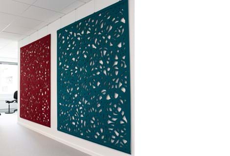 lydæmpning med Cover i filt med udskæringer