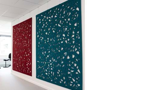 lydæmpning med Cover i filt med udskæringer