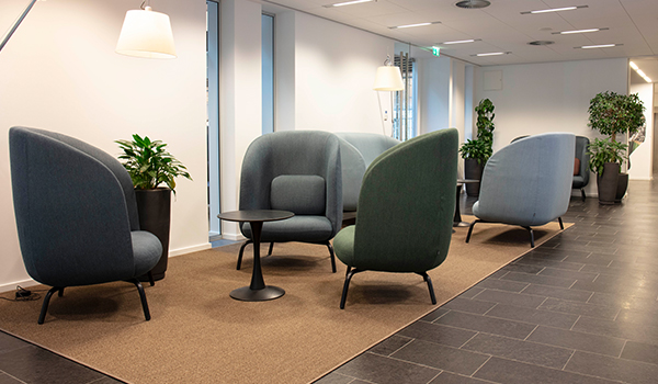 SimCorp Fraster sisal Lunar tæppe promo