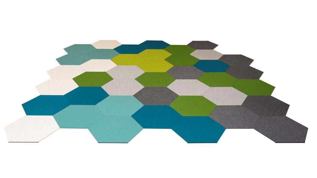 design Hexagon filttæppe