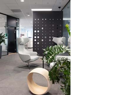 CoverSingle rumdeler nedhængt fra loft