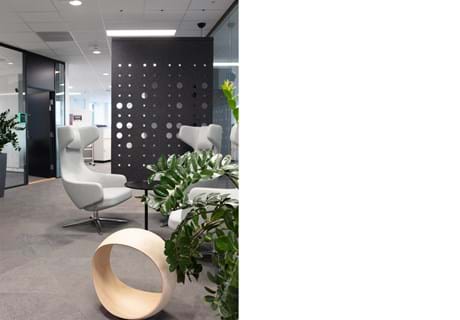 CoverSingle rumdeler nedhængt fra loft