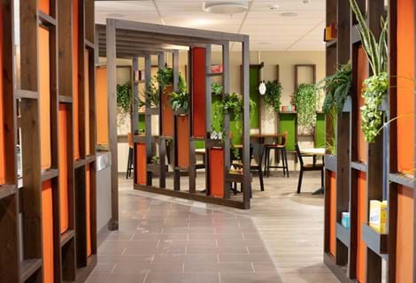 2, Portalen Lillestrøm, filt dekoration