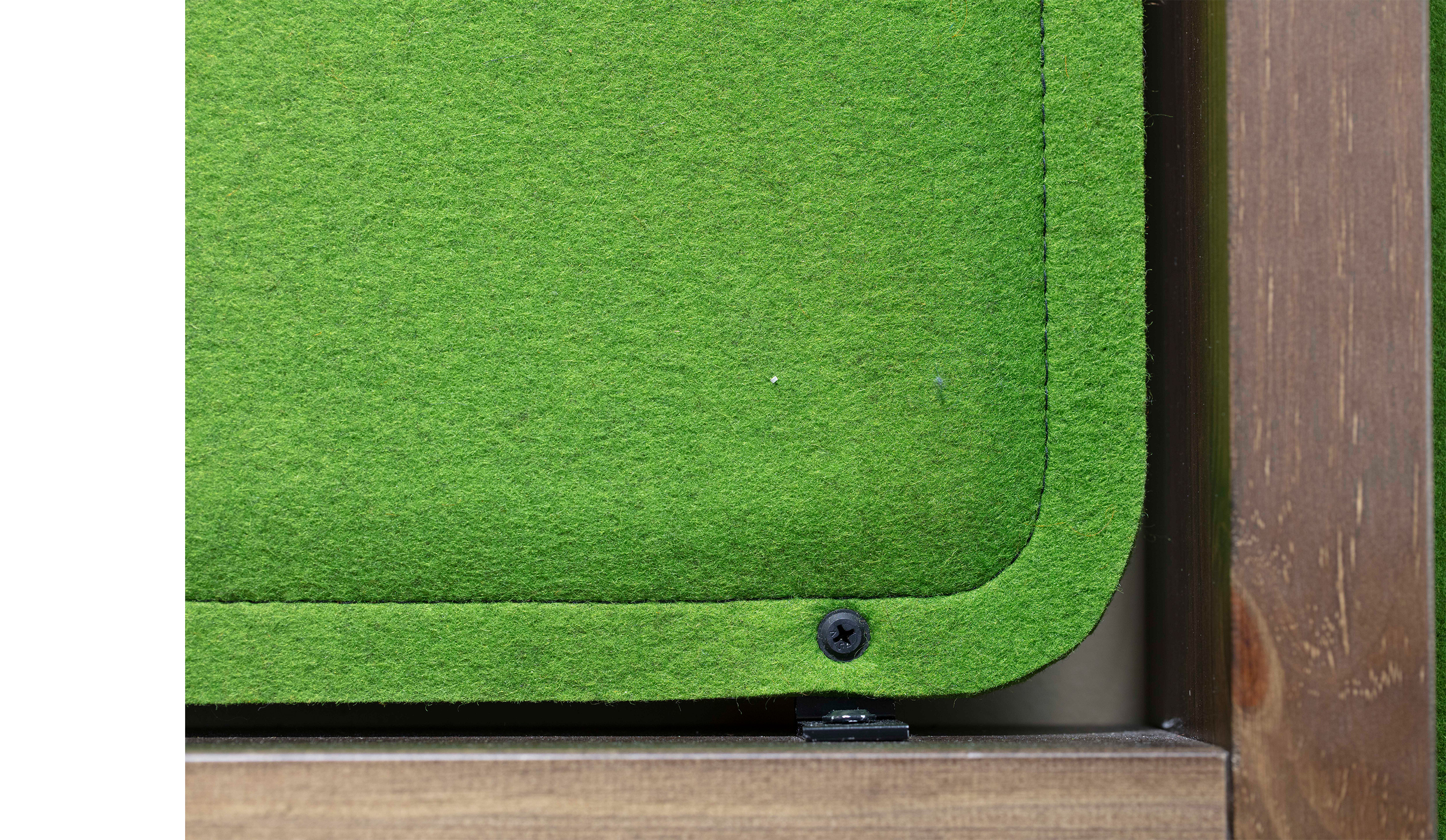 3, Portalen Lillestrøm, filt dekoration detalje