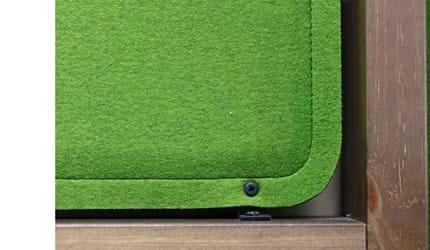 3, Portalen Lillestrøm, filt dekoration detalje